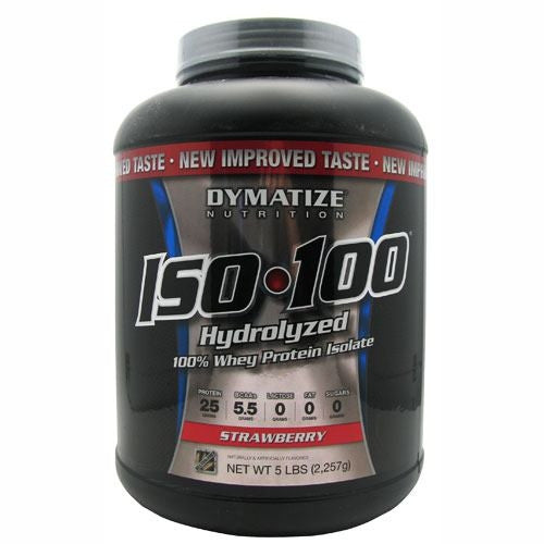 Dymatize Iso-100 - Strawberry - 5 lb - 705016353170