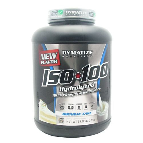 Dymatize Iso-100 - Birthday Cake - 5 lb - 705016500420