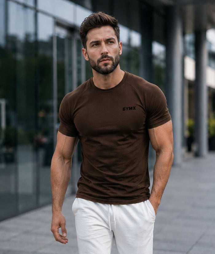 Earth Brown Elite Flex Tee
