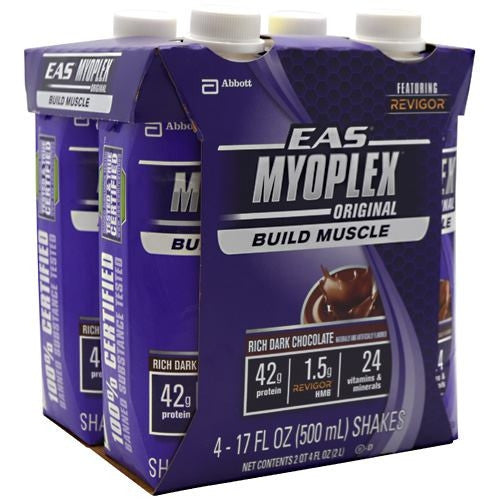 EAS Myoplex Original Nutrition Shake RTD - Rich Dark Chocolate - 12 Servings - 00791083006439