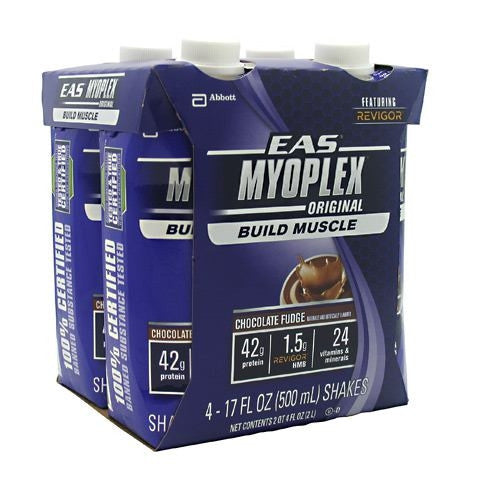 EAS Myoplex Original Nutrition Shake RTD - Chocolate Fudge - 12 ea - 00791083006125