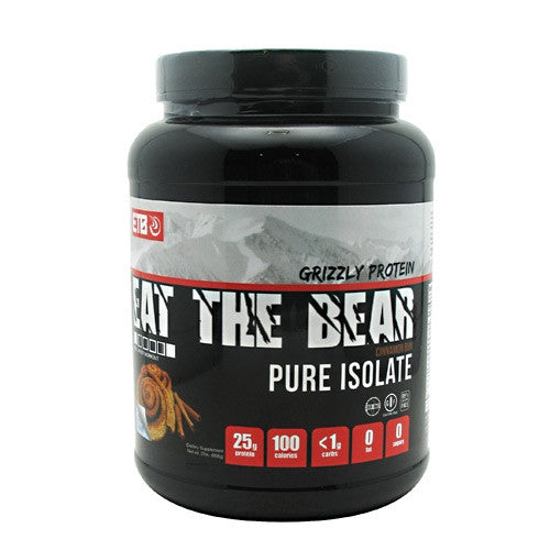 Eat The Bear Grizzly Pure Isolate - Cinnamon Bun - 2 lb - 793573092199