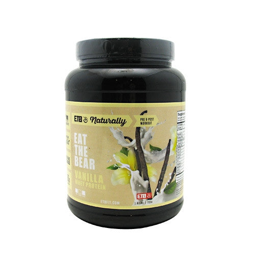 Eat The Bear Naturally Eat The Bear Whey Protein - Naturally Vanilla - 1.62 lb - 637262797081