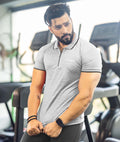 Edge GymX Polos- Striking Grey - Sale