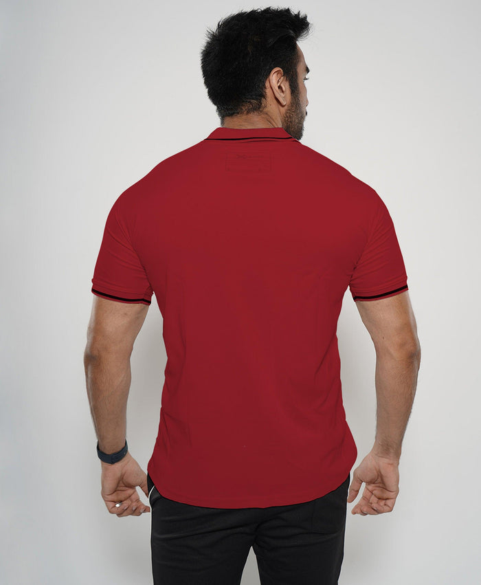 Epic GymX Polo Tee: Valentine Red - Sale - GymX