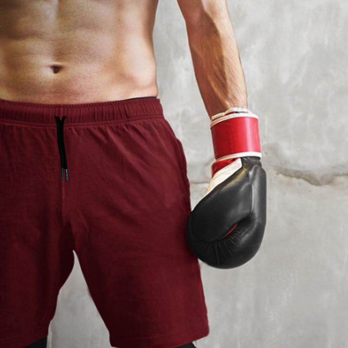 Eternity Maroon Shorts- Sale - GymX