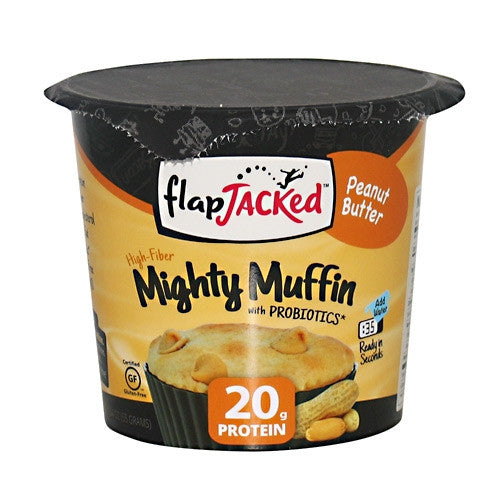 FlapJacked Mighty Muffin - Peanut Butter - 12 ea - 10850171005178