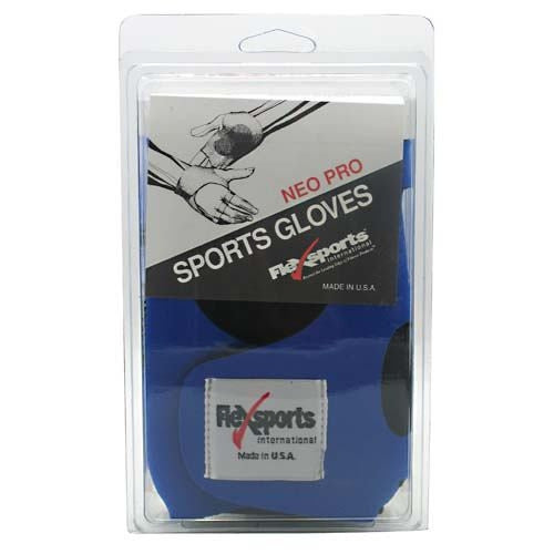 Flexsports International Neo Pro Sports Gloves Blue - Small -   -