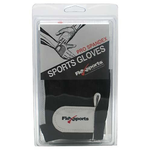 Flexsports International Pro Spandex Sports Gloves Black/White - X-Large -   - 718774345363