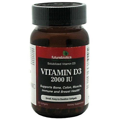 Futurebiotics Vitamin D3 2000 IU - 120 Tablets - 049479006304
