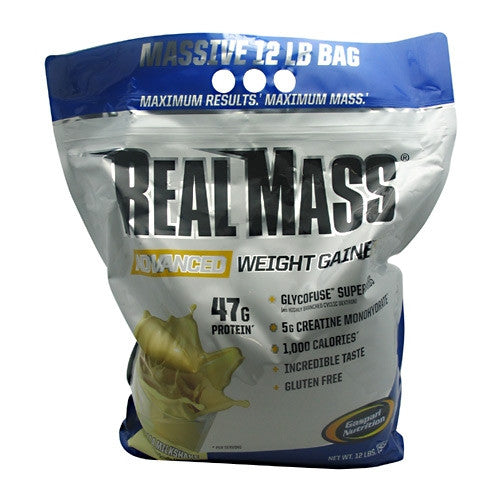 Gaspari Nutrition Real Mass - Vanilla Milkshake - 12 lb - 646511022652