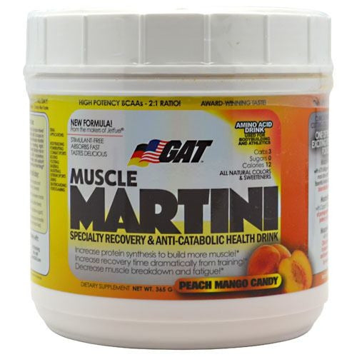 GAT Muscle Martini - Peach Mango Candy - 360 g - 859613648785