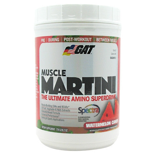 GAT Muscle Martini - Watermelon Candy - 774 g - 859613641007