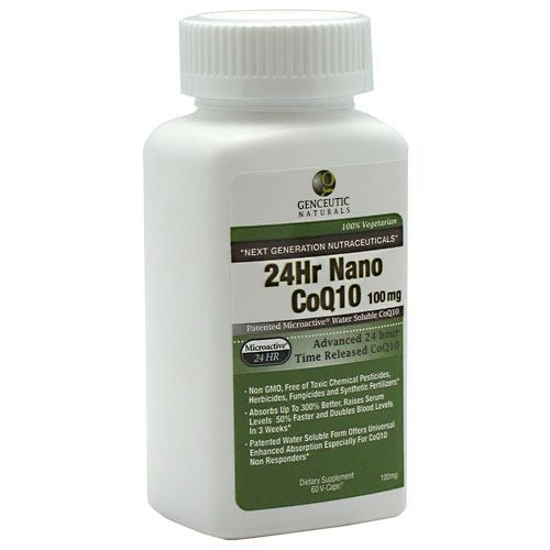 Genceutic Naturals 24Hr Nano CoQ10 - 60 ea - 896245001182