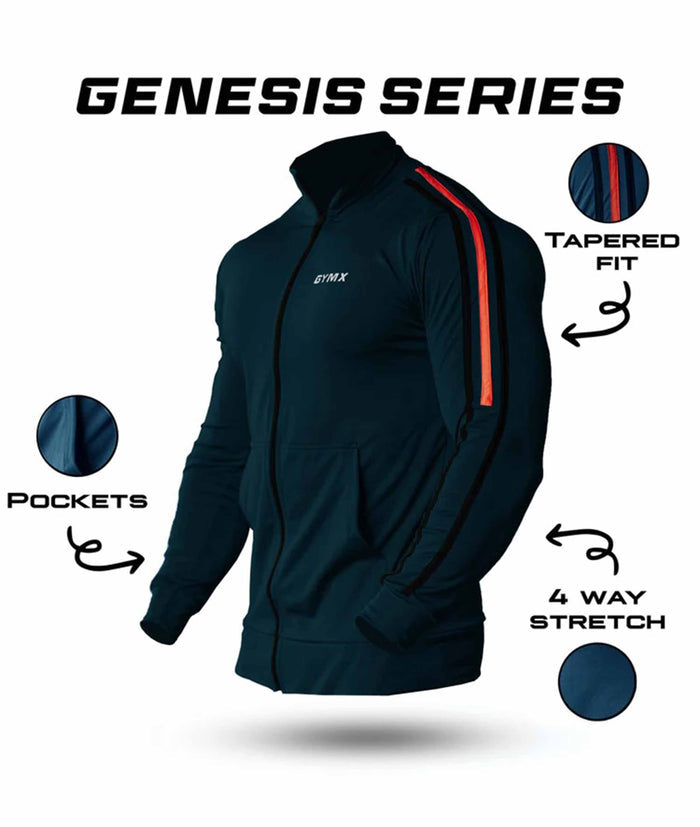 Genesis GymX Summer Jacket: British Racing Blue