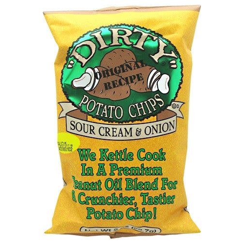 Good Health "Dirty" Potato Chips - Sour Cream & Onion - 25 ea - 083791520094