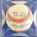 Goose Gossage Autographed Inscription Baseball with Display Case