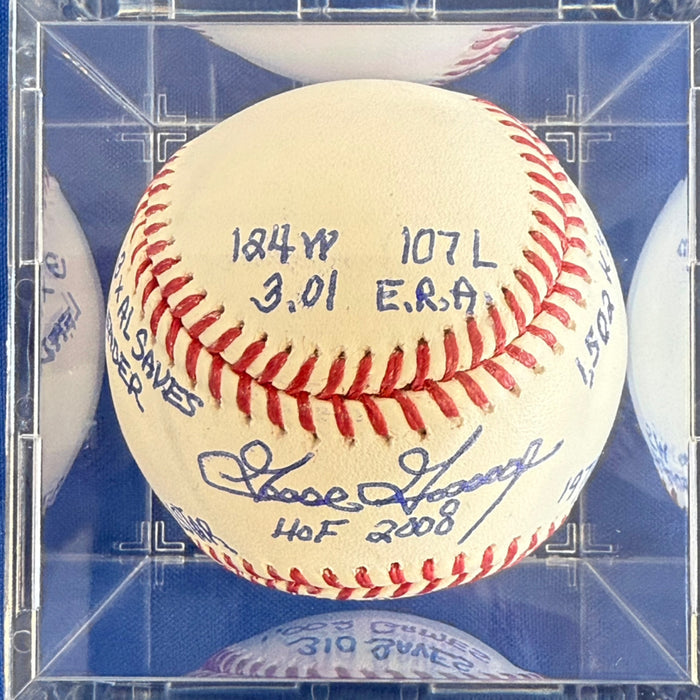 Goose Gossage Autographed Inscription Baseball with Display Case