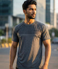 Grey Melange Tee - Sale