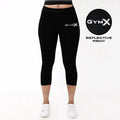 GymX  Black 3/4th Leggings - Sale