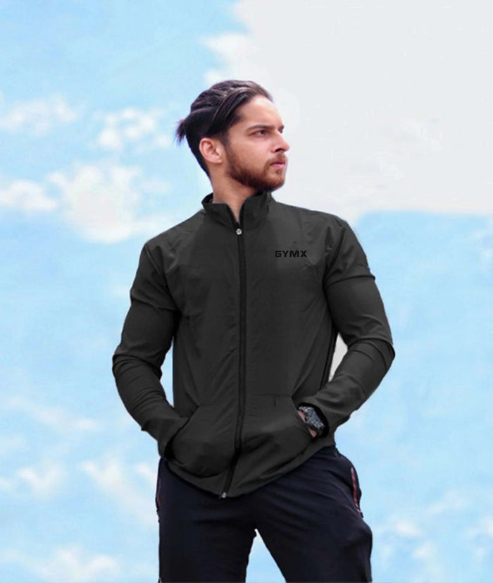 GymX Carbon Grey Summer Jacket