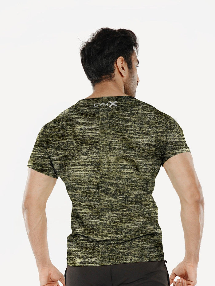 GymX Lime Green Tee- Alpha Prime (Compression Fit)- Sale - GymX