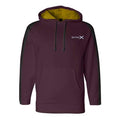 GymX Maroon Panelled Hoodie - Sale - GymX