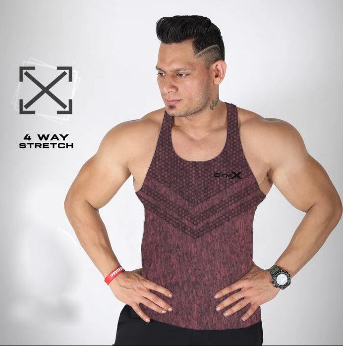GymX Maroon Pattern Stringer - Sale