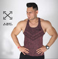 GymX Maroon Pattern Stringer - Sale