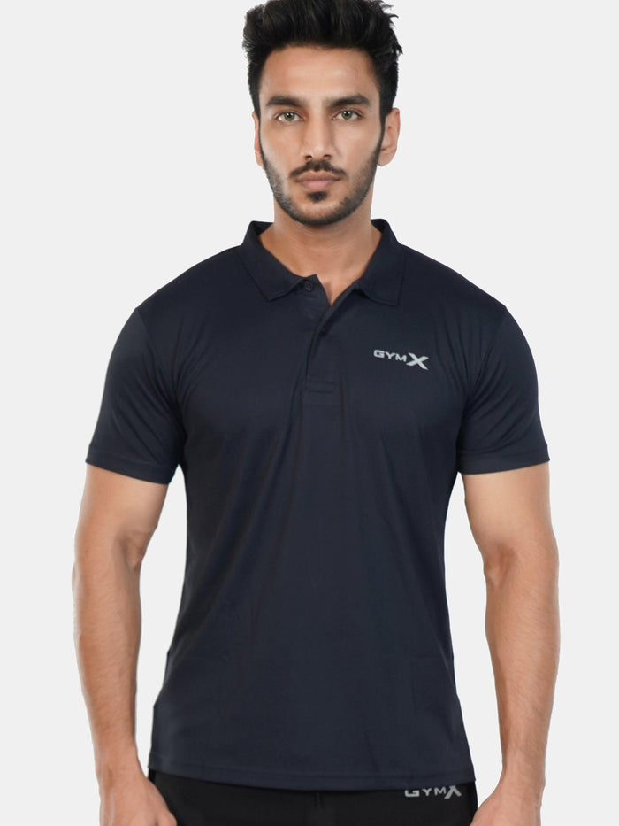 GymX Polo Tech Tee: Infinity Blue - Sale - GymX