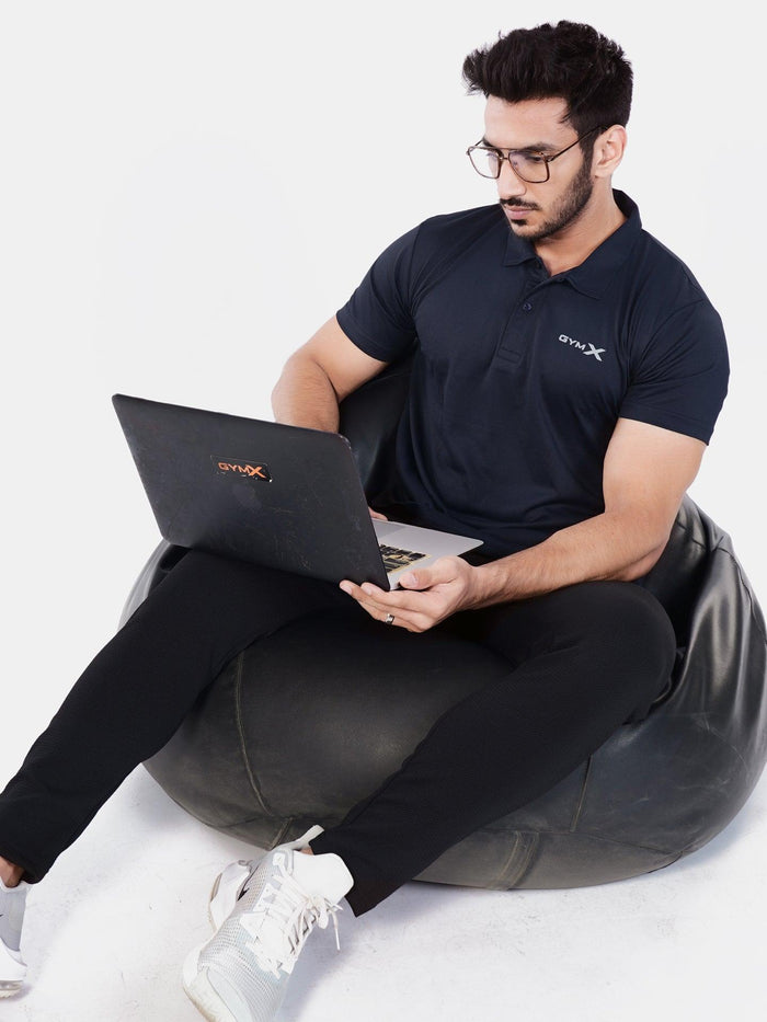 GymX Polo Tech Tee: Infinity Blue - Sale - GymX
