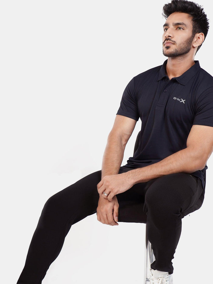 GymX Polo Tech Tee: Infinity Blue - Sale - GymX