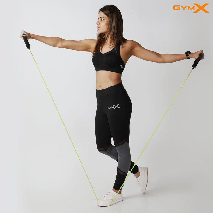 GymX Sculpted Leggings Black & Grey - Sale - GymX