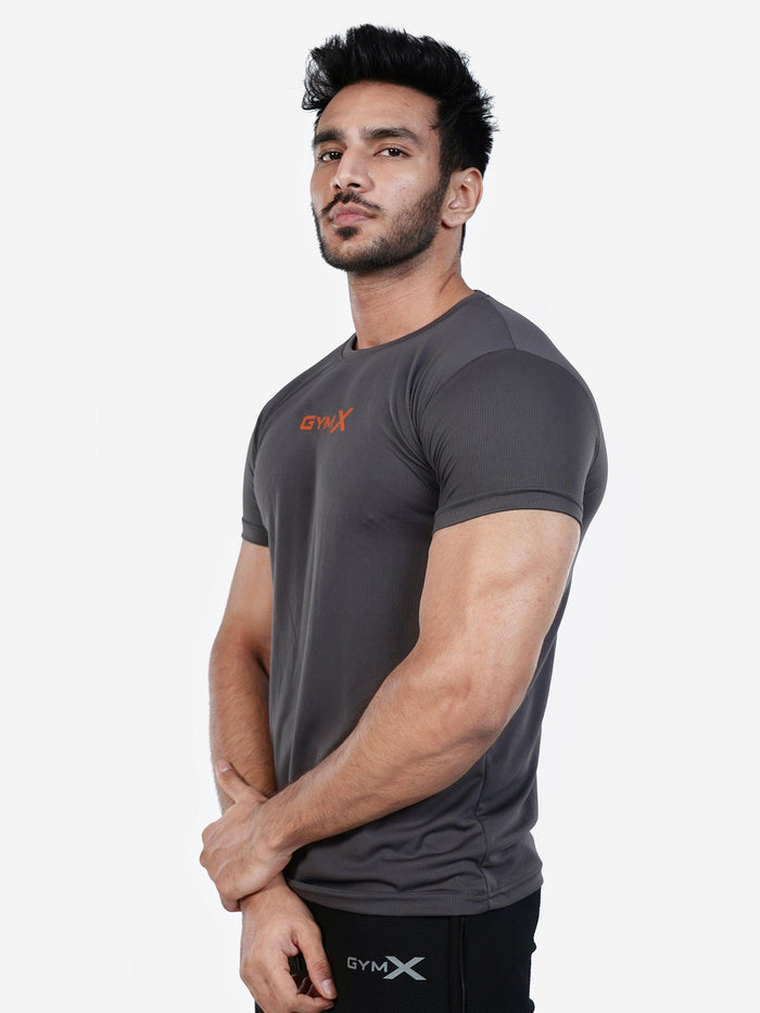 GymX Ultra Lite Tee: Bullet Grey - Sale - GymX