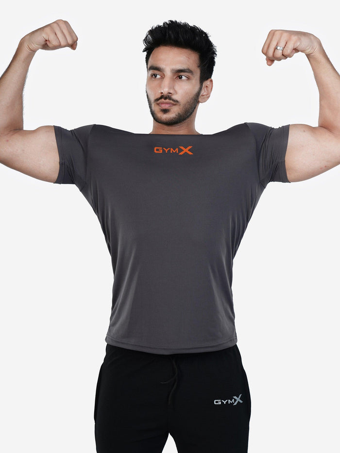 GymX Ultra Lite Tee: Bullet Grey - Sale - GymX