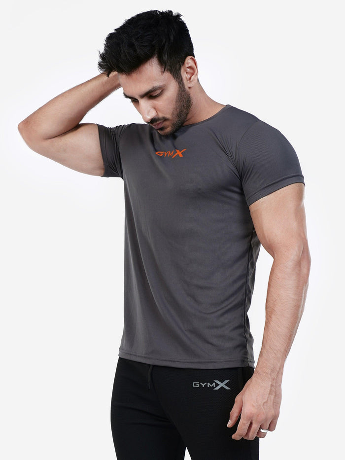 GymX Ultra Lite Tee: Bullet Grey - Sale - GymX