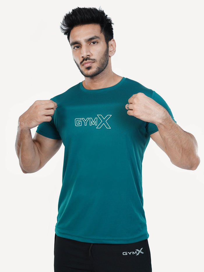 GymX Ultra Lite Tee: Emerald Green - Sale