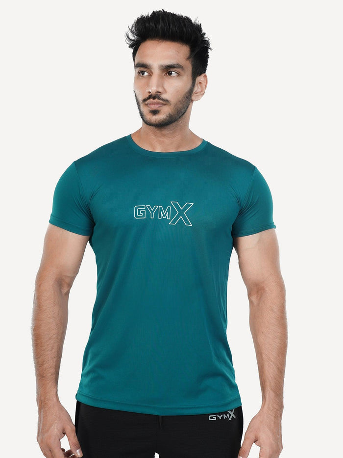 GymX Ultra Lite Tee: Emerald Green - Sale