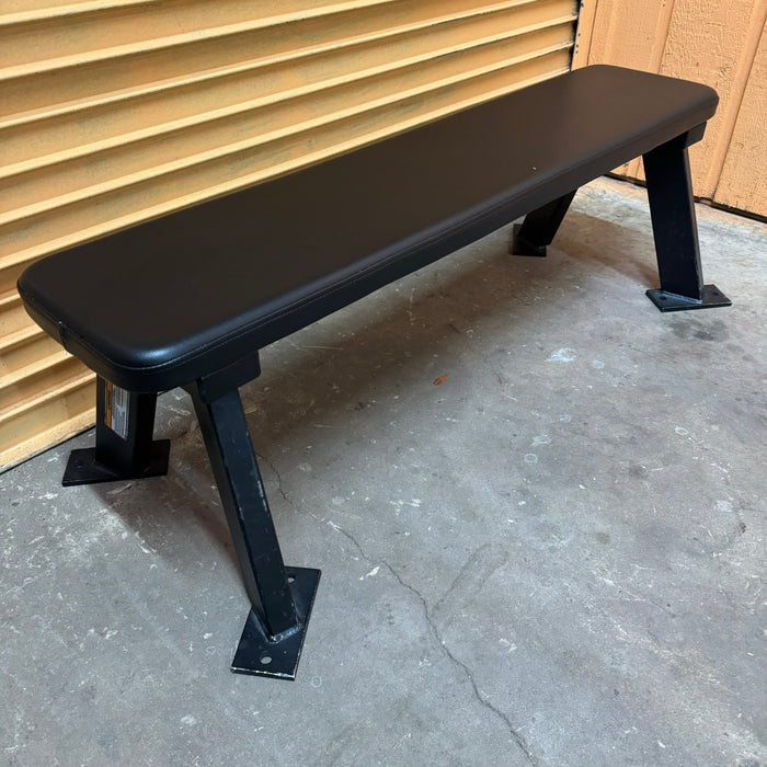 Hammer Strength Flat Commercial Weight Bench - New Upholstery