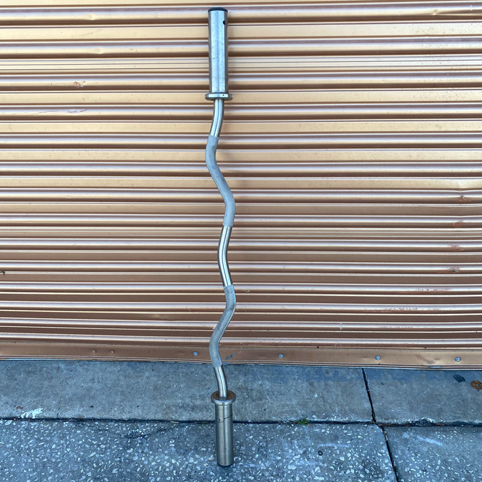 Hampton Commercial Hard Chrome 49CE Olympic Curl Bar
