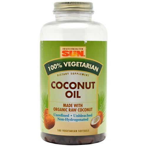 Health From The Sun Coconut Oil - 180 Softgels - 010043671792