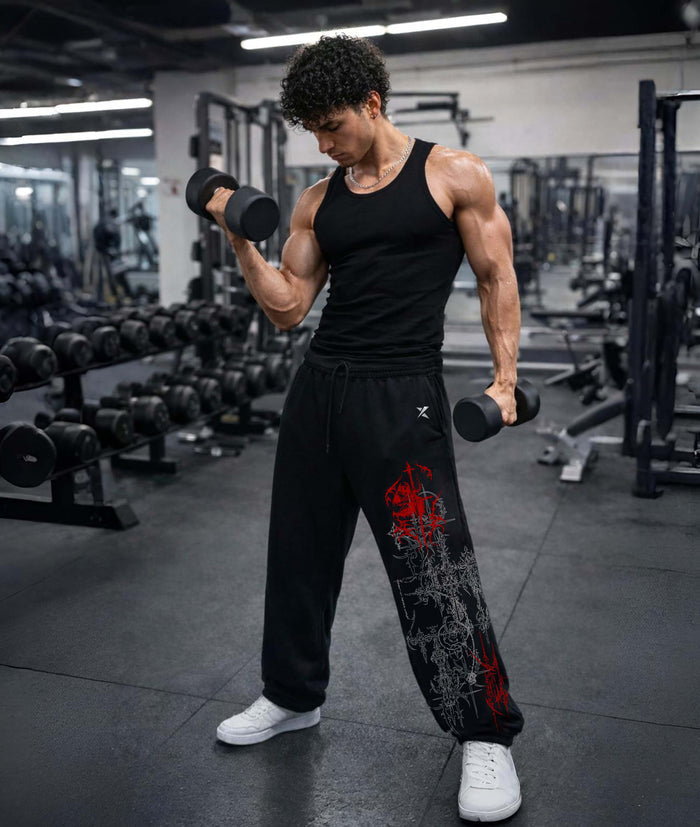 Hellcore Fallen Kingdown Trackpant – Loose Straight Fit