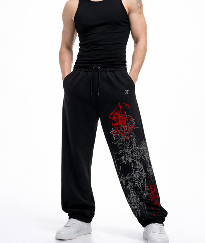 Hellcore Fallen Kingdown Trackpant – Loose Straight Fit