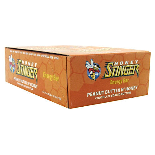 Honey Stinger Energy Bar - Peanut Butter & Honey - 15 Bars - 810815020656