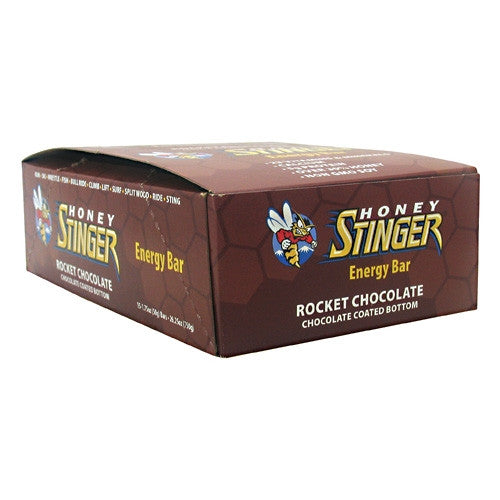Honey Stinger Energy Bar - Rocket Chocolate - 15 Bars - 810815020625