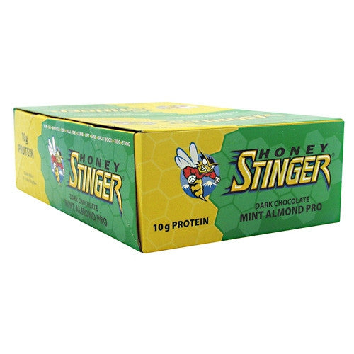 Honey Stinger Stinger Bar - Dark Chocolate Mint Almond Pro - 15 Bars - 810815020779