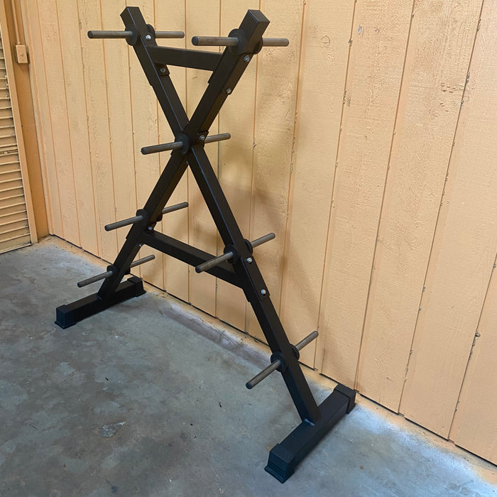 Huge 14 Post Olympic Weight Plate Tree - Like New