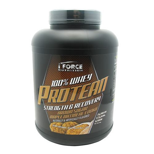 iForce Nutrition 100% Whey Protean - Brown Sugar Maple Oatmeal Cookie - 4.3 lb - 081950001750