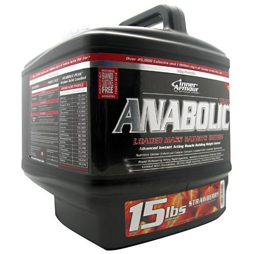 Inner Armour Anabolic-Peak Gainer - Strawberry - 15 ea - 183859251424