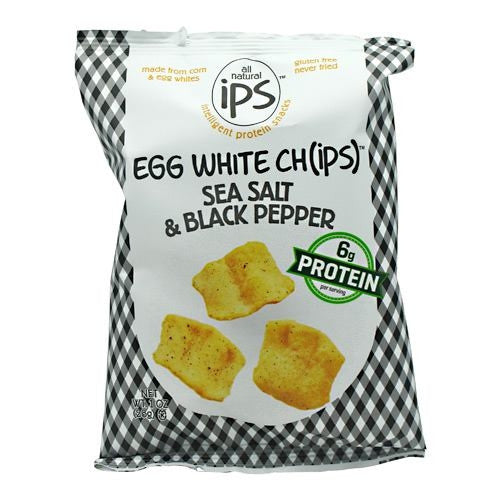 ips All Natural Egg White Ch(ips) - Sea Salt & Black Pepper - 24 ea - 10853774004043
